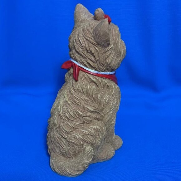 NEW ~ NWT YORKIE ~ YORKSHIRE TERRIER LOVE KISSES & HUGS GORGEOUS STATUE / FIGURE - Picture 7 of 16